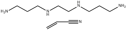 2-Propenenitrile, reaction products with N,N''-1,2-ethanediylbis[1,3-propanediamine], hydrogenated Struktur