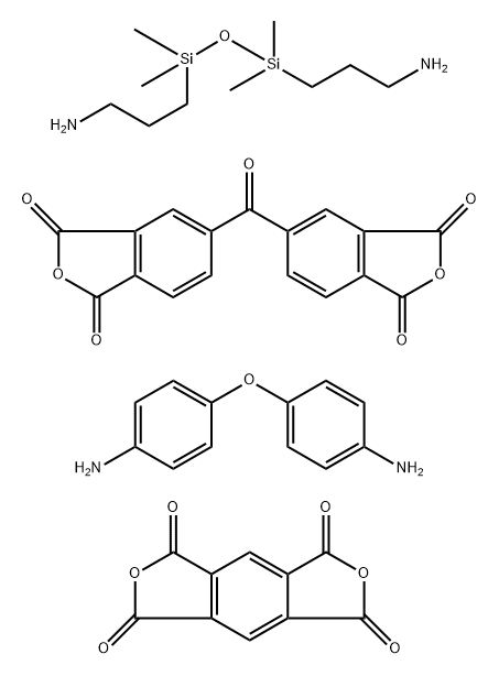 1H,3H-Benzo[1,2-c:4,5-c']difuran-1,3,5,7-tetrone polymer with 5,5'-carbonylbis[1,3-isobenzofurandione], 4,4'-oxybis[benzenamine] and 3,3'-(1,1,3,3-tetramethyl-1,3-disiloxanediyl)bis[1-propanamine],84329-58-8,结构式