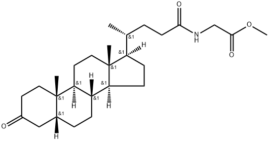 3-dehydrolithocholylglycine Structure