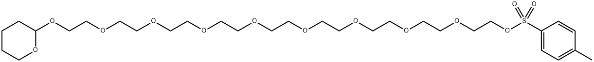 Tos-PEG9-THP Structure