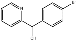 2-Pyridinemethanol, α-(4-bromophenyl)- 化学構造式