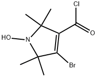 1H-Pyrrol-1-yloxy, 3-bromo-4-(chlorocarbonyl)-2,5-dihydro-2,2,5,5-tetramethyl- (9CI)