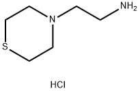 2-thiomorpholinoethanamine hydrochloride Structure