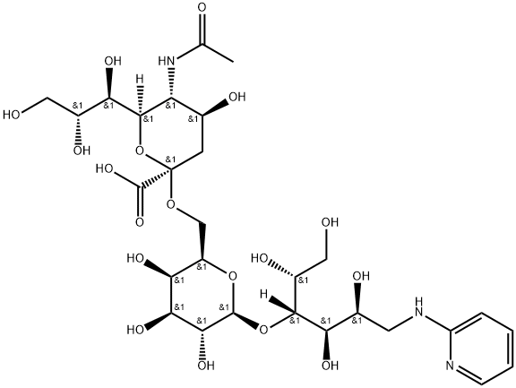 2-(N-6'-sialyllactityl)aminopyridine Structure
