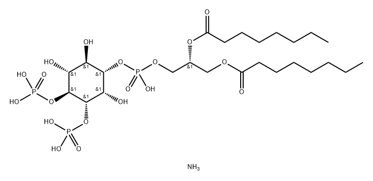 1,2-dioctanoyl-sn-glycero-3-phospho-(1'-Myo-inositol-3',4'-bisphosphate) (aMMoniuM salt)|1,2-DIOCTANOYL-SN-GLYCERO-3-PHOSPHO-(1'-MYO-INOSITOL-3',4'-BISPHOSPHATE) (AMMONIUM SALT);08:0 PI(3;4)P2
