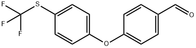 4-[4-[(Trifluoromethyl)thio]phenoxy]benzaldehyde,852180-90-6,结构式