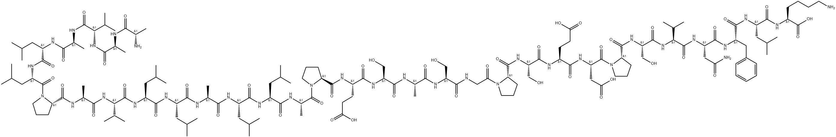 TRAF6 Peptide 化学構造式