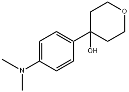 4-(4-(dimethylamino)phenyl)tetrahydro-2H-pyran-4-ol,853886-96-1,结构式