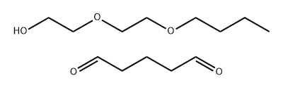 Pentanedial, reaction products with 2-(2-butoxyethoxy)ethanol Structure