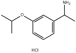 Benzenemethanamine, α-methyl-3-(1-methylethoxy)-, hydrochloride (1:1),854184-37-5,结构式