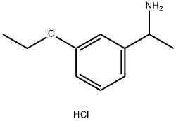 Benzenemethanamine, 3-ethoxy-α-methyl-, hydrochloride (1:1) 化学構造式