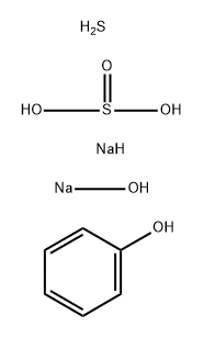 Sulfurous acid, monosodium salt, reaction products with phenol, sodium hydroxide and sulfur Structure