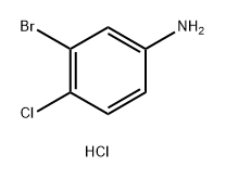 3-Bromo-4-chloroaniline hydrochloride Structure