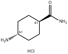 Cyclohexanecarboxamide, 4-amino-, hydrochloride (1:1), trans- 结构式