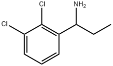 1-(2,3-二氯苯基)丙-1-胺 结构式