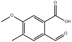 2-formyl-5-methoxy-4-methylbenzoic acid,856802-89-6,结构式