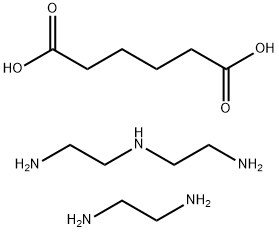 Hexanedioic acid, reaction products with diethylenetriamine and ethylenediamine  Structure