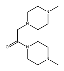 1,2-双(4-甲基哌嗪-1-基)乙酮(尼达尼布杂质), 856843-88-4, 结构式