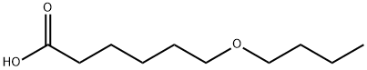 6-butoxyhexanoic acid 化学構造式