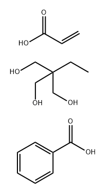 2-Propenoic acid, ester with 2-ethyl-2-(hydroxymethyl)-1,3-propanediol benzoate  Structure