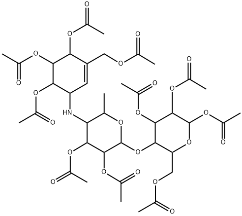 AMylostatin XG Octaacetate 化学構造式