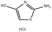 2-氨基噻唑-4-醇盐酸盐 结构式