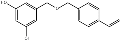 5-[[(4-Ethenylphenyl)methoxy]methyl]-1,3-benzenediol|5-[[(4-乙烯基苯基)甲氧基]甲基]苯- 1,3-二酚