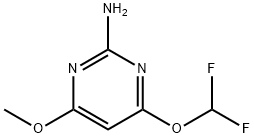 4-(Difluoromethoxy)-6-methoxypyrimidin-2-amine|4-(二氟甲氧基)-6-甲氧基嘧啶-2-胺