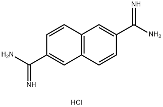 naphthalene-2,6-
bis(carboximidamide)dihydrochlorid
e Structure