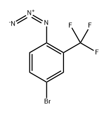 1-azido-4-bromo-2-(trifluoromethyl)benzene Struktur