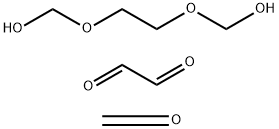 Ethanediol, reaction products with [1,2-ethanediylbis(oxy)]bis[methanol] and formaldehyde 结构式