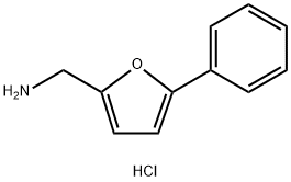 (5-phenylfuran-2-yl)methanamine hydrochloride Structure