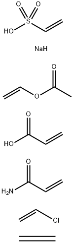 85947-35-9 2-Propenoic acid, polymer with chloroethene, ethene, ethenyl acetate, 2-propenamide and sodium ethenesulfonate