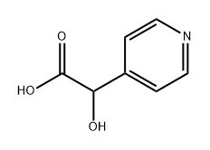 4-Pyridineacetic acid, α-hydroxy- 化学構造式