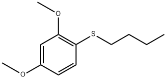 butyl(2,4-dimethoxyphenyl)sulfane Struktur