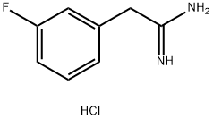 2-(3-fluorophenyl)acetimidamide hydrochloride Struktur