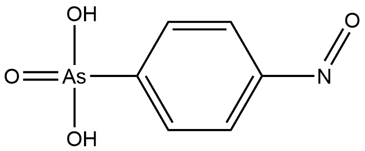 Benzenearsonic acid, p-nitroso- (1CI) Struktur