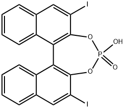 Dinaphtho[2,1-d:1'',2''-f][1,3,2]dioxaphosphepin, 4-hydroxy-2,6-diiodo-, 4-oxide, (11bR)- (9CI)|(11BR)-4-羟基-2,6-二碘二萘并[2,1-D:1',2'-F][1,3,2]二氧杂磷杂环庚 4-氧化物