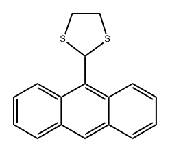 2-(anthracen-9-yl)-1,3-dithiolane Struktur