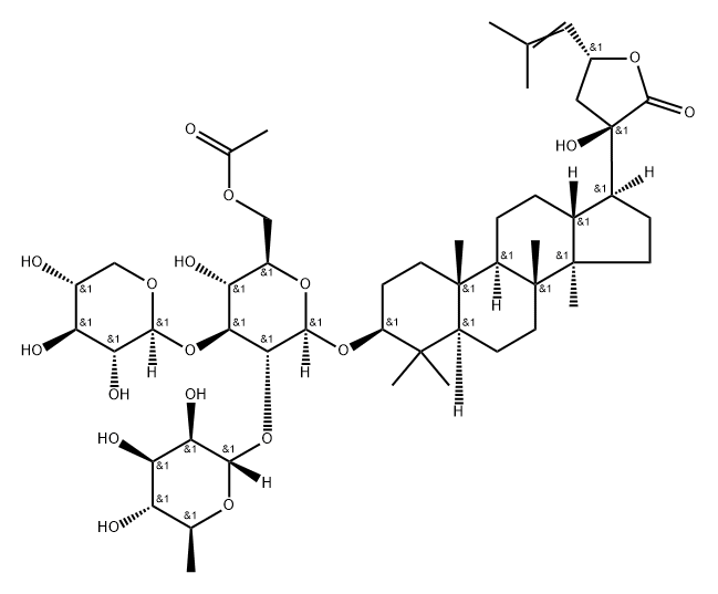 绞股蓝皂苷BP2214 结构式