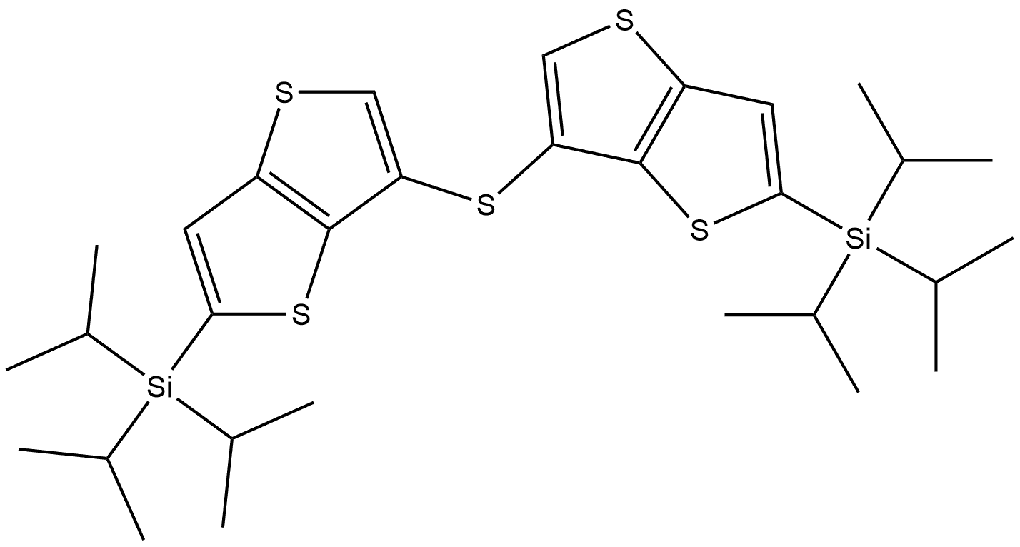 Silane, [thiobis(thieno[3,2-b]thiophene-6,2-diyl)]bis[tris(1-methylethyl)- (9CI)