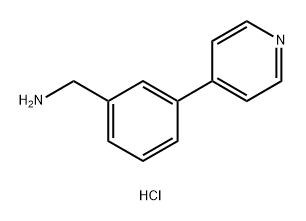Benzenemethanamine, 3-(4-pyridinyl)-, hydrochloride (1:1),864069-16-9,结构式