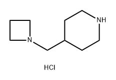 Piperidine, 4-(1-azetidinylmethyl)-, hydrochloride (1:2) Structure