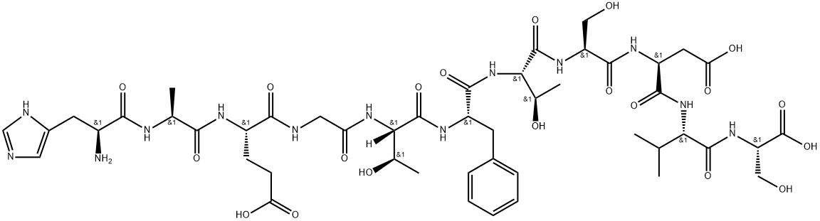 HAEGTFTSDVS Structure