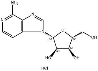 3-DEAZAADENOSINE HYDROCHLORIDE, 86583-19-9, 结构式