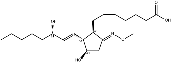 prostaglandin E2 methyl oxime 结构式