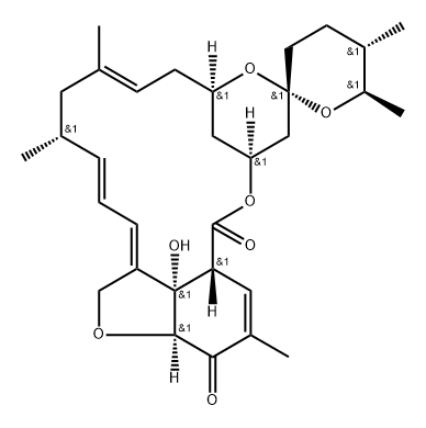 Milbemycin B, 5-demethoxy-28-deoxy-6,28-epoxy-25-methyl-5-oxo-, (6S,25R)-|米尔贝肟杂质7