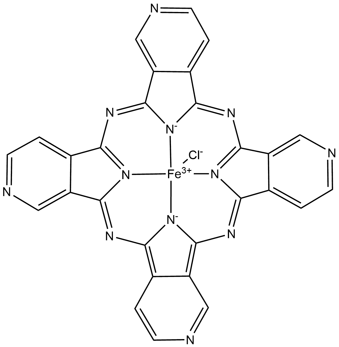 FeAzPc-4N-iso Structure