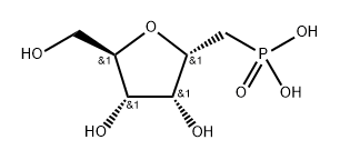 2,5-anhydro-1-deoxy-1-phosphonoaltritol Structure