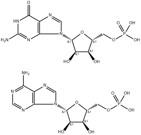 POLYADENYLIC-GUANYLIC ACID POTASSIUM) 结构式